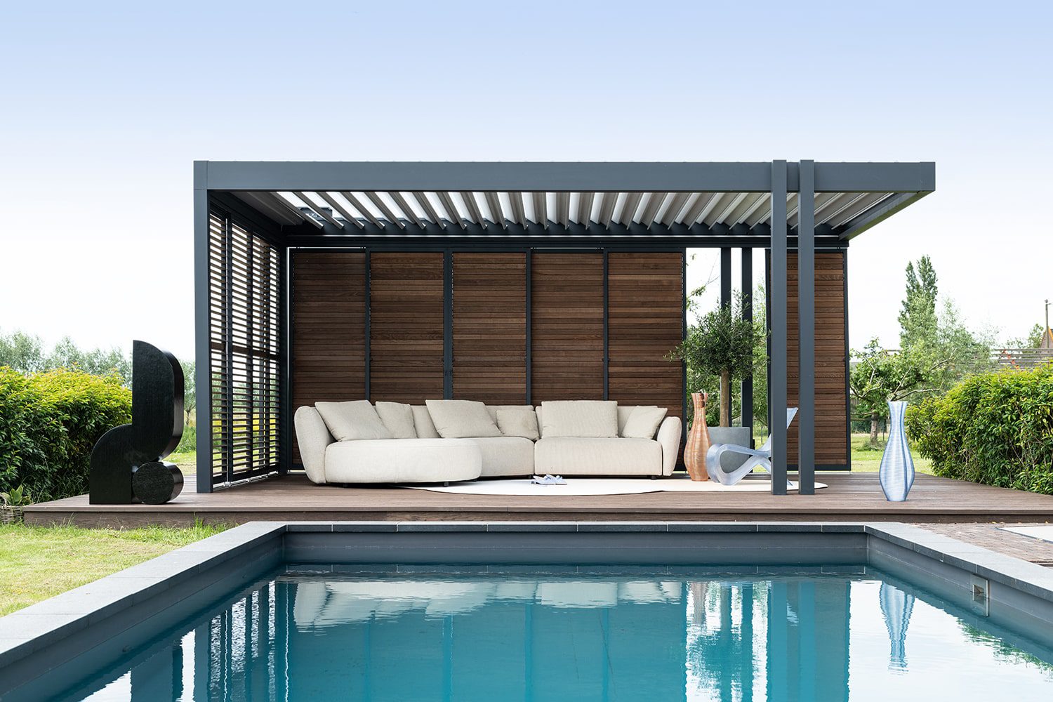 Design luxe poolhuis Vince Renson Algarve