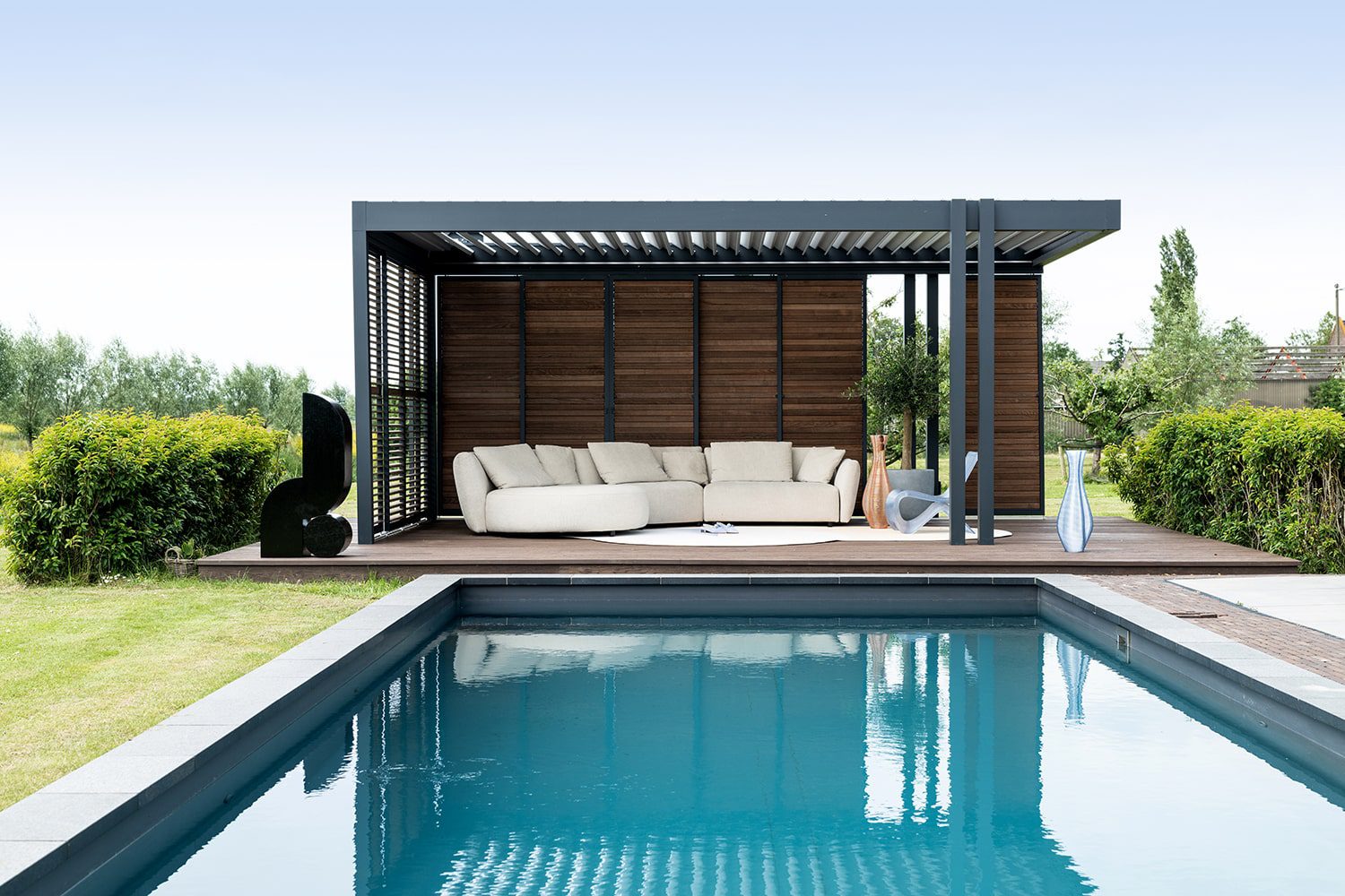 Design luxe poolhuis Vince Renson Algarve